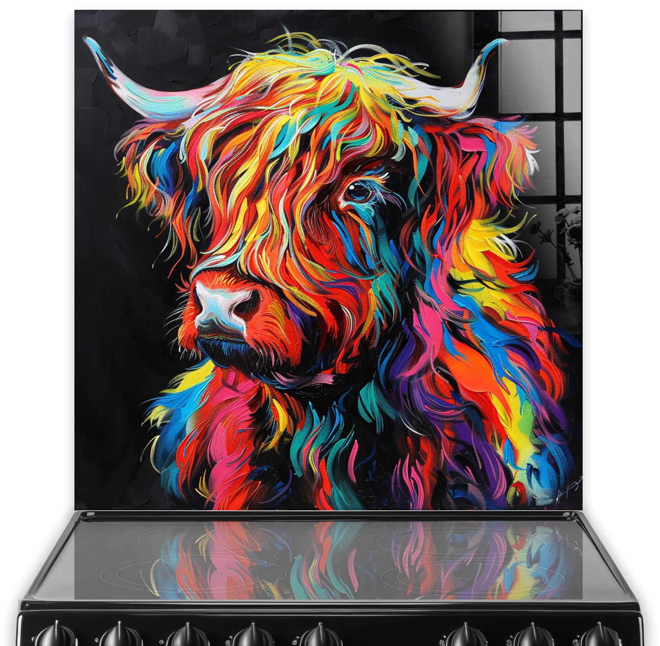 Plaid Paddy Printed Splashback | VividSplashbacks