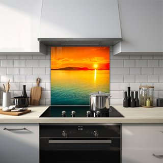 Thor's well natural wonder with sunsetting glass splashback. thumbnail